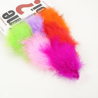 Fluffy Marabou Türkei Feder Bulk DIY Craft Haar Kostüm Angeln Zubehör Fliegen binden Material Traum Dekor-Bunte Bulk-Partys