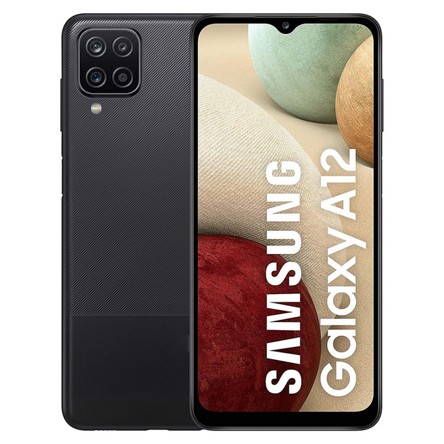 Wholesale for A12 Original Unlocked Used Mobile Phone Octa Core CPU Android 10 5G 64GB 4GB RAM Black French Spanish English