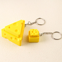 Mini-clavier mécanique en plastique imprimé en 3D anti-stress, fait main, DIY, breloque de sac et accessoire de porte-clés tendance