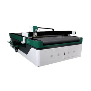 Zigzag Bevel Cut Vibrating Knife Fabric Table Mat Digital Cutting Dual Machine Automation