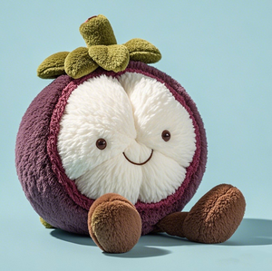 Фруктовые плюшевые игрушки на заказ, новый дизайн, мангустин, клубника, виноград, черника, бирка, оптовая продажа, новый дизайн, фруктовые плюшевые игрушки - Product Image 2