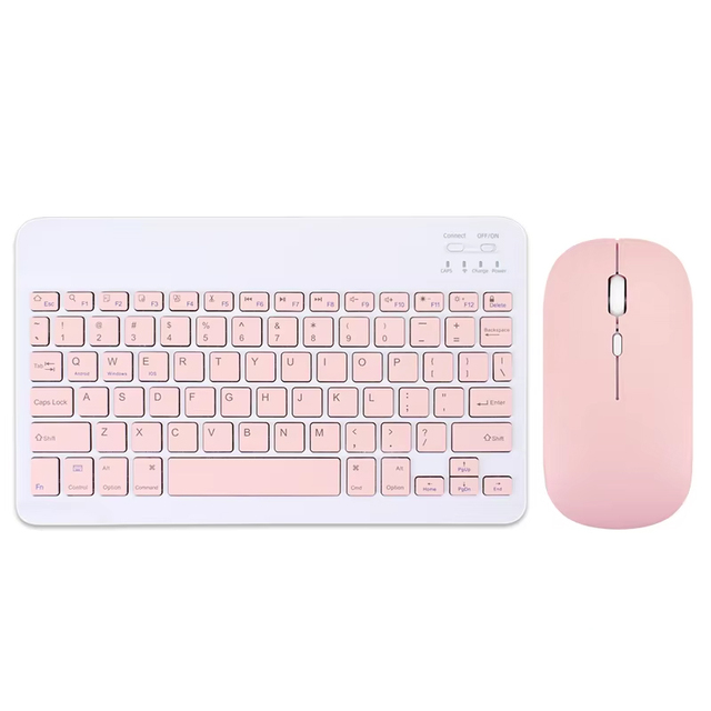 Factory Wholesale Keyboard Suitable for ipad Tablet Mobile Phone Computer Keyboard Silent Wireless Keyboard Mouse Set