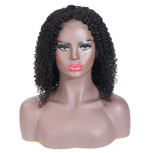 Perruques Bob Courtes Frisées HD à Prix Abordable, Cheveux Humains, Perruque Lace Front, Cheveux Péruviens Vierges, Sans Colle, Densité Personnalisable - Product Image 2