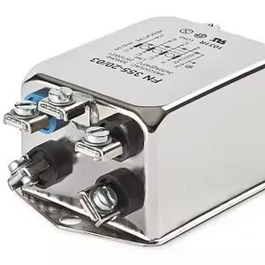 Schaffner FN355 Filtros trifásicos con filtro neutro de corriente de baja fuga ultracompacto de 10A 440VAC/EMI de