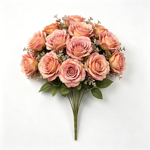 Bouquets de Mariage OEM ODM, Vente Directe Usine, Style Bohème, Bouquet de Fleurs de Pivoine pour Demoiselles d'Honneur, Fournitures de Mariage - Product Image 1