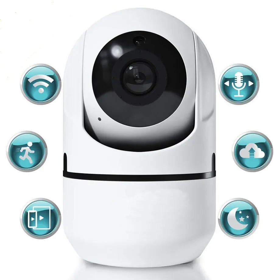 HD 1080P Smart Home Intelligent Alarm 2 way Audio Security CCTV Pan Tilt Mini PTZ Auto Tracking Camera