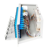 Armoire ODF à montage en rack de 19 pouces Boîtier à fibre optique à 24/48/96 ports avec connectivité réseau 4G/3G