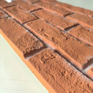 Panneau mural en briques rouges Panneau mural en briques en pierre PU Design élégant <span class=keywords><strong>pour</strong></span> la décoration intérieure - Product Image 1