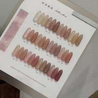 Ensemble de gel pour ongles en 30 couleurs, transparent comme du lait, couleur chair, durable, blanchissant, nude, printemps-été, pour salon de manucure
