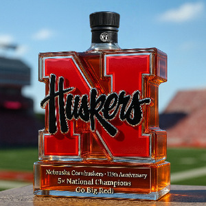 Longhorrns ויסקי דקנטר וויסקי מודרני בסגנון מודרני שקוף בקבוק זכוכית תירס צוות זיכרון לשימוש יין - Product Image 4