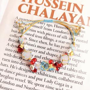 Bracciale di cristallo regolabile al quarzo con dichiarazione braccialetto di fiori romantico regalo <span class=keywords><strong>per</strong></span> <span class=keywords><strong>lei</strong></span> - Product Image 6