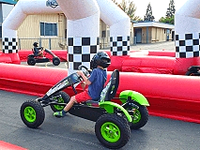 Quad gonflable professionnel personnalisé/Didi Car/Go Karts Track piste de course gonflable stimulante