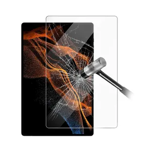 9H Härte 2.5D Anti-Schock-Schutz folie Displays chutz folie aus gehärtetem Glas für Samsung Galaxy Tab S8 Ultra 14,6 Zoll