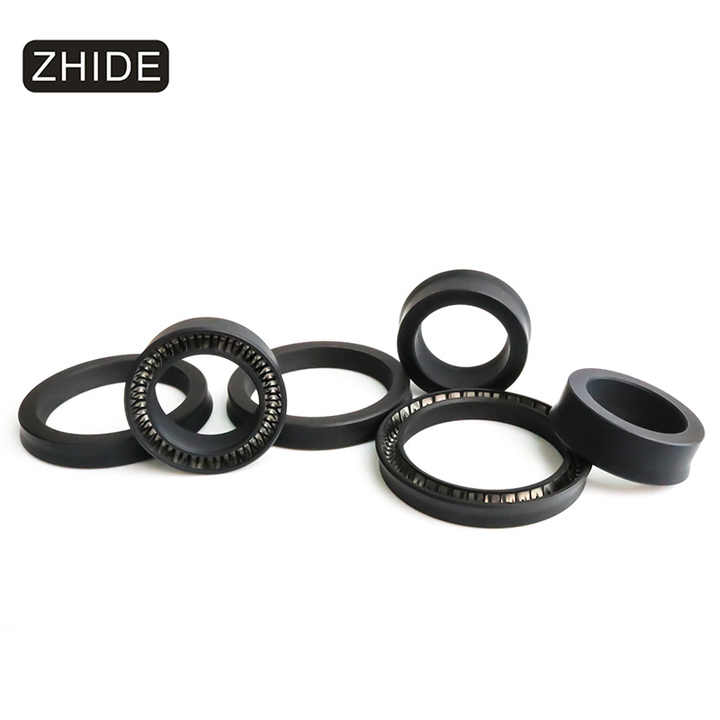 ZHIDE Factory Direct Double Lip Spring Energized PTFE NBR Oil Seal High ...