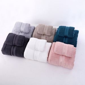 Lot de serviettes de bain de luxe personnalisées en coton pur 100% avec logo, 35x75cm 140g, 70x140cm 450g, 80x160cm 800g, pour hôtels et cadeaux - Product Image 3