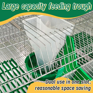 12 Kapılı Anne Tavşan Yetiştirme Kafesi, Yuvalama Kutulu Tavşan Besleme Sistemli Tel Örgülü Tavşan Üretici Kafesi - Product Image 5