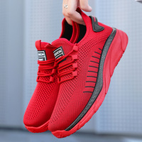 Chaussures de course décontractées pour hommes, nouvelle collection printemps-été, respirantes, en maille, tendance, légères, semelle souple, confortables, à lacets