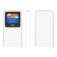 Routeur mobile 4G LTE portable avec emplacement pour carte SIM, batterie 10000 mAh, écran LCD couleur, WiFi 6, point d'accès de poche