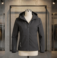 Chaqueta Softshell con Capucha Personalizada para Hombre, Impermeable, Cortavientos y Transpirable para Senderismo