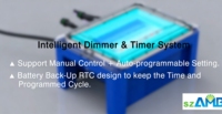 Regulador de Intensidad LED para Granjas Avícolas, 6 Canales, 0-100% de Atenuación, Programación Automática y Control Manual