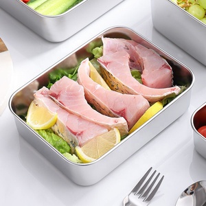 Bán Buôn Thép Không Gỉ Nhà Tươi Giữ <span class=keywords><strong>Container</strong></span> Nắp Trẻ Em Thích Hợp Lưu Trữ Hộp Thiếc Cho Nhà Bếp Tủ Lạnh Lưu Trữ - Product Image 3