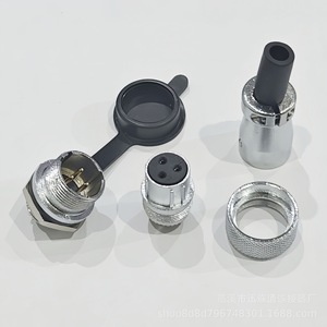 Connecteur aéronautique Xunlian WS16 rond 2-10 broches mâle nickelé étanche prise industrielle - Product Image 5