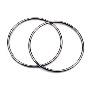 Vòng tròn kim loại túi-xử lý 2 pcs Phụ kiện túi DIY Ví xử lý - Product Image 3