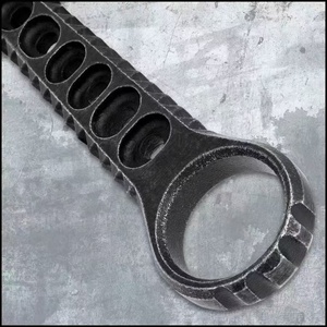 Couteau à lame fixe multifonctionnel personnalisable M48 HK de haute qualité, manches en acier inoxydable, support OEM DE029 200MM 10mm 1 - Product Image 3