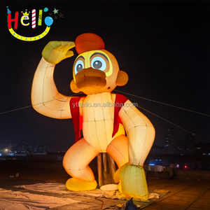 Động vật dễ thương phim hoạt hình linh vật phim hoạt hình mô hình <span class=keywords><strong>Inflatable</strong></span> khỉ cho quảng cáo sự kiện - Product Image 3