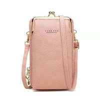 Handodo Hot Koop Vrouwen Portemonnee Lederen Mobiele Telefoon Tas Cross Body Verstelbare Neck Strap Card Slots Purse Voor Iphone 12 13 Pro