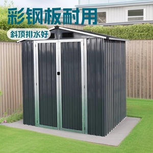 <b>Garden</b> Shed Galvanized Steel Waterproof Outdoor <b>Storage</b> For <b>Tools</b> And Equipment - Product Image 1