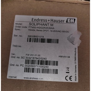 Interruptor de Nivel de Grado Industrial Endress+Hauser Soliphant FTM50 |   Detector de nivel por punta de diapasón FTM50-AGG2A4A32AA para sólidos - Product Image 2