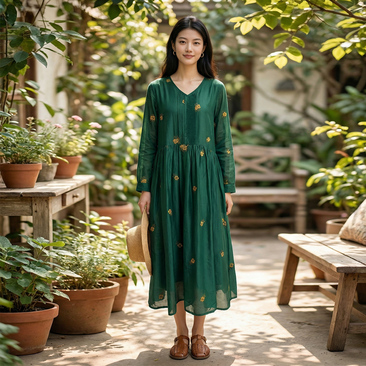 green emerald velvet dress Casual Dresses for Women Petite Elegant Criss-Cross V Neck Work Vintage Fit  and Flare Floral Print Casual Tea A-Line Dress with Pockets 980 B-Burgundy  Floral S at Amazon Women's Clothing store main image 1