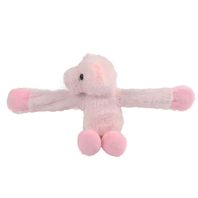 New Creative Huggers Stuffed Pig Toys Plush Slap Bracelet
