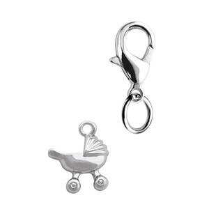 Charm 'Pram' Mm11x13, Accesorios de Joyería Premium - Product Image 1