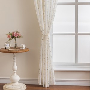 Tenda per cameretta bambine in garza trasparente moderna con perline arcobaleno, esclusiva per il commercio transfrontaliero, ideale per l'inverno - Product Image 4