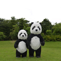Costume de mascotte gonflable 3M, ours Panda géant, costume de marche pour adultes