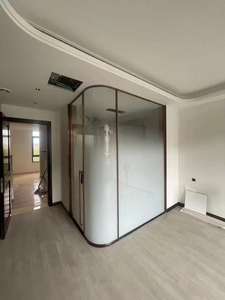 Vidrio templado curvo en forma de J de alta resistencia de fábrica de Guangdong para decoración de pared cortina de construcción para uso en baño de Hospital - Product Image 4