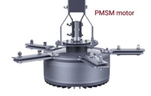 HUADA ahorro de energía 3m/10 pies HVLS gran viento velocidad Variable ventilador de techo Industrial para almacén gimnasio granja - Product Image 4