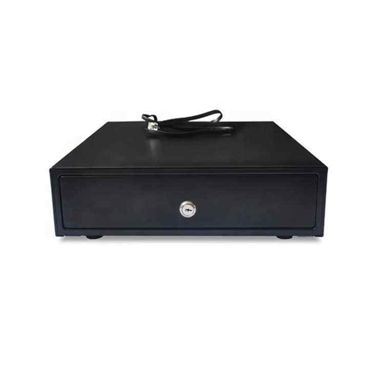 High Quality Black Top Selling Cash Drawer for POS Terminal with 4 Bill 5 Bill Mini Cash Drawer with RJ11