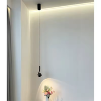 Escaliers d'éclairage de luxe Led Pendentifs modernes Lustres d'éclairage créatifs