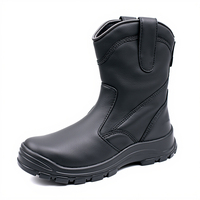 Chaussures de sécurité MaxiTough confortables en cuir, antidérapantes, anti-perforation, unisexes, pour le travail, la construction, la protection, avec embout en acier