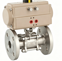 Válvula de Bola Manual de Acero Inoxidable 304 de Alta Temperatura con Brida, DN100, Tamaño Personalizado, Venta al por Mayor OEM