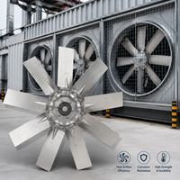 P5 9-Blatt Reversierbarer Axiallüfter-Impeller mit 9 Flügeln für Holztrocknungsventilatoren