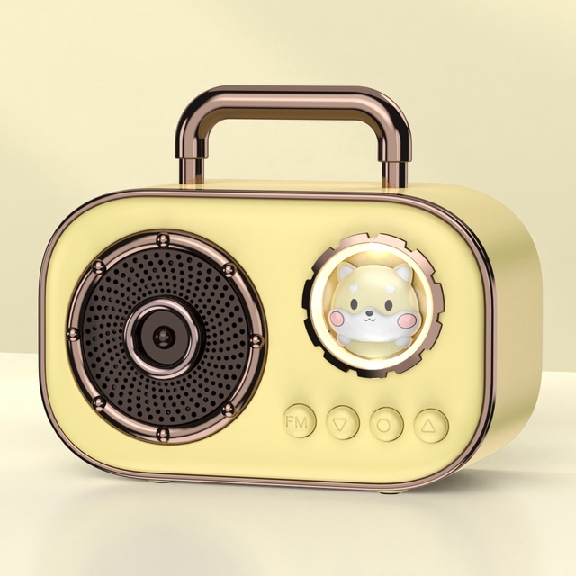 2023 HG Retro Bluetooth Speaker Vintage Radio-Greadio FM Radio With Old Fashioned Classic Style