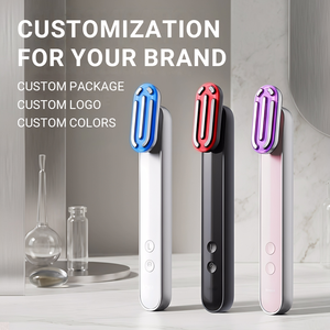 Appareil de beauté à usage domestique à la maison resserrement de la peau Vibration tenu dans la main masseur de levage de visage rechargeable en acier inoxydable - Product Image 4