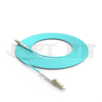 LC ke LC UPC/APC Multimode OM1/OM2/OM3/OM4/OM5 62.5/125 50/125 Duplex Fiber Jumper PVC/LSZH Jacket untuk Pusat Data FTTH