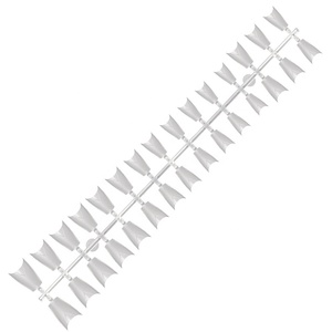Nouveauté 2026 : Faux Ongles Acryliques Français Demi-Couverture Stiletto Transparents Naturels pour Extension Professionnelle et <span class=keywords><strong>Manucure</strong></span> en Gros - Product Image 1