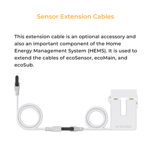Cable de extensión para sensor HEMS de 50 cm con blindaje, compatible con conexión rápida y en cascada - Product Image 4