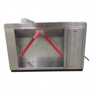 एप्लिकेशन कोड स्कैनर नियंत्रित रोटरी ड्रॉप प्रकार तीन हाथ घूमने वाला दरवाज़ा/आरएफआईडी तिपाई गेट मेट्रो के लिए रेस्तरां प्रविष्टि - Product Image 1